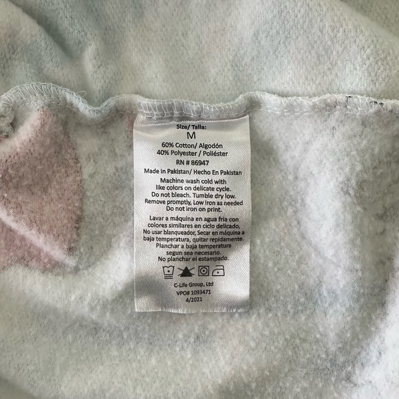 Nickelodeon SpongeBob SquarePants Kids Hoodie - Blue and Red - Picture 8 of 8